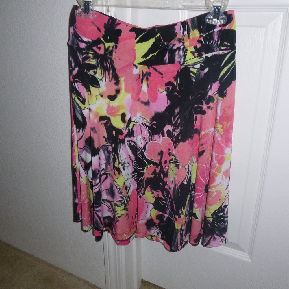 Women's Floral A-line Skirt